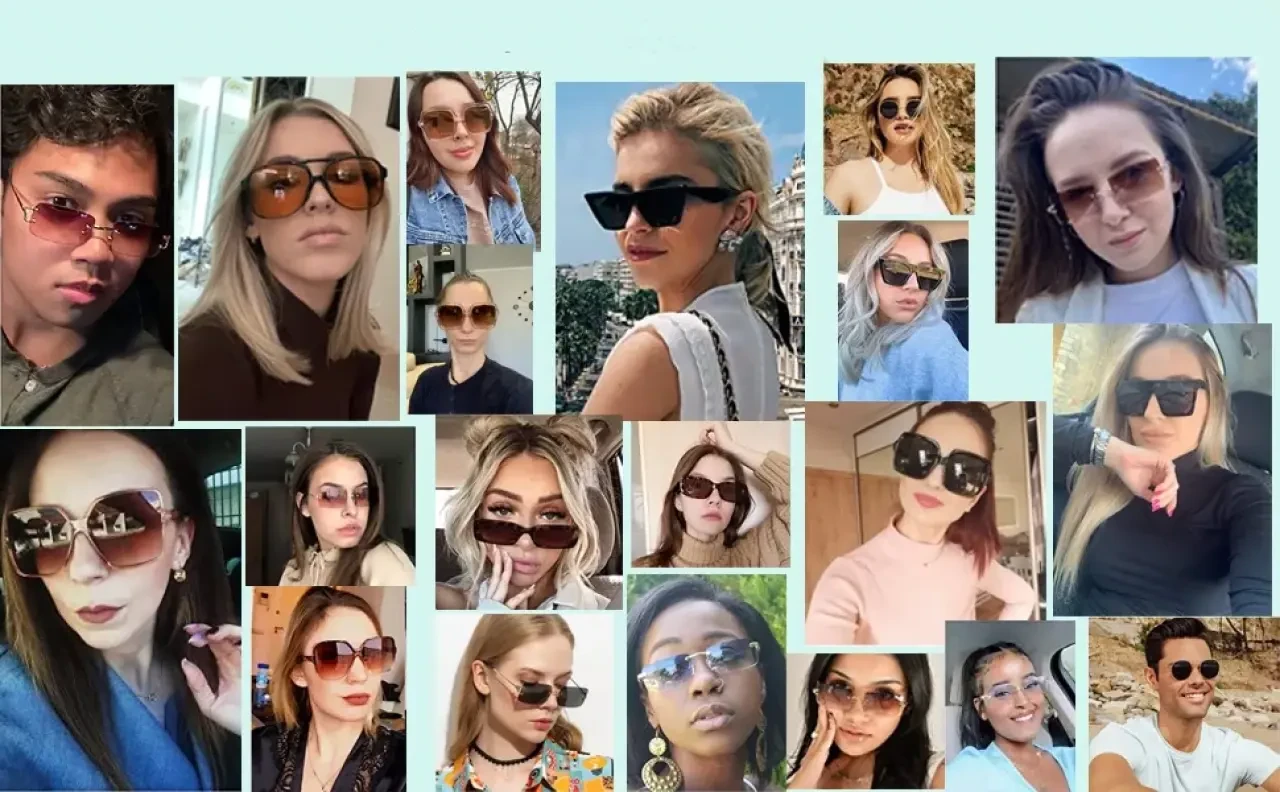 2025 Yazının Gözlük Modası Belli Oldu! Moda olan Gözlük Dikdörtgen Güneş Gözlükleri mi?