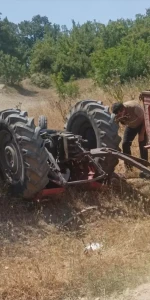 Edirne Uzunköprü'de Traktör Kazası Sürücü Hayatını Kaybetti