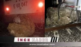 AYNI YERDE AYNI FACİA! Kaya Düştü, Tren Raydan Çıktı: Yolcular Ölümden Döndü...