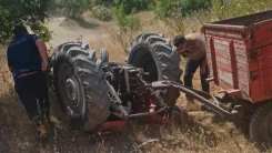Edirne Uzunköprü'de Traktör Kazası Sürücü Hayatını Kaybetti