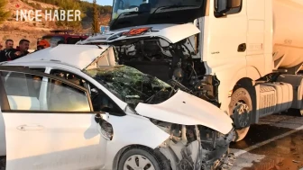 Adıyaman’da Otomobil ile Tır Çarpıştı: 4 Kişi Yaralı