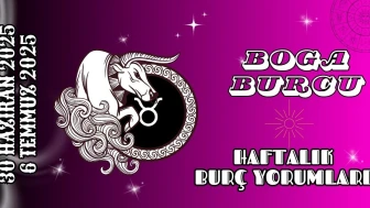 Boğa Burcu Haftalık Yorumu 30 Haziran – 6 Temmuz 2025: Aşk, Para ve Ruhsal Derinlik