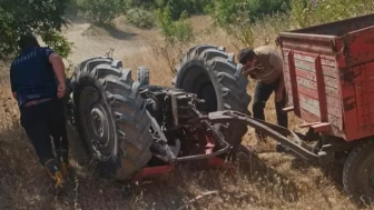Edirne Uzunköprü'de Traktör Kazası Sürücü Hayatını Kaybetti