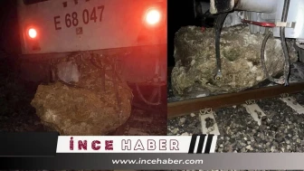 AYNI YERDE AYNI FACİA! Kaya Düştü, Tren Raydan Çıktı: Yolcular Ölümden Döndü...