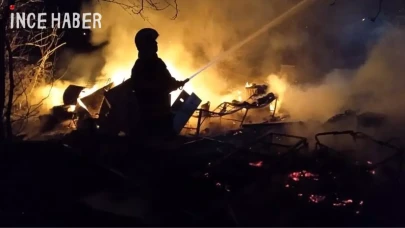 Hatay Kırıkhan’da Çadır Yangını Ormana Sıçradı