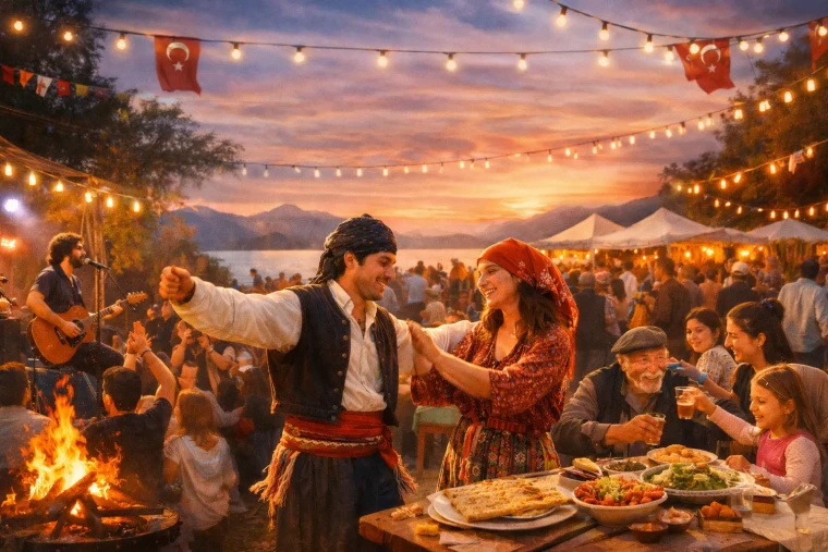 EGE’DE BAHAR ŞENLİKLERİ: KÖYCEĞİZ, FETHİYE, DALAMAN’DA AYNI COŞKU !  İNSANLAR NEDEN MEYDANLARA AKIN EDİYOR?