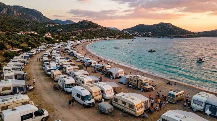 Ege’nin Koyları Karavan Şehrine mi Dönüşüyor?