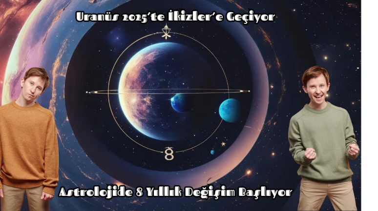 Uranüs 2025’te İkizler’e Geçiyor: Astrolojide 8 Yıllık Değişim Başlıyor