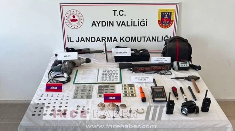 Aydın'da Dev Operasyon! Jandarma Baskını Yaptı: "Anadolu Mirası" Ele Geçti